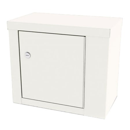 Narcotic Cabinet Wall Mount Steel Without Drawers 1 Shelf Keyed Lock
