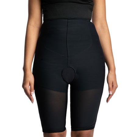 Compression Girdle Flex-Support™ Above the Knee / High Waist Black 2X-Large