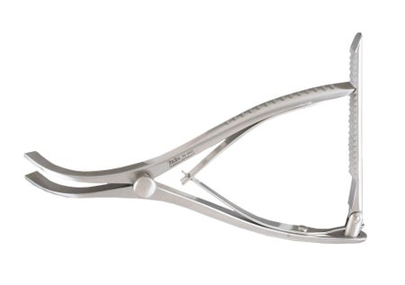 Lamina Spreader Miltex® Double Spring Plier Handle with Bar Ratchet Inge 6 Inch Length OR Grade
