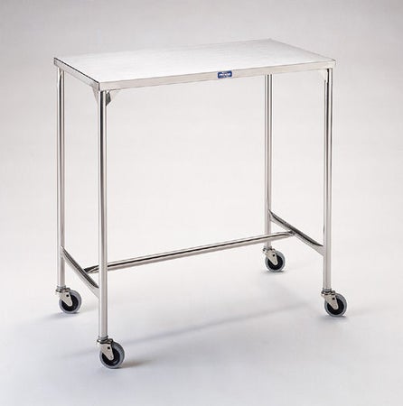Instrument Table 30 X 16 X 34 Inch Stainless Steel 1 Shelf