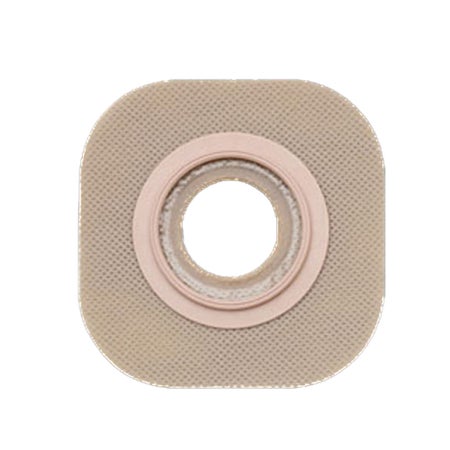 Ostomy Barrier New Image™ Flextend™ Precut, Extended Wear Without Tape 44 mm Flange Green Code System Hydrocolloid 1 Inch Opening