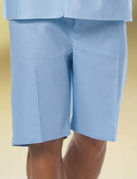Pajama Shorts EZ Glide® X-Large Light Blue Adult Unisex