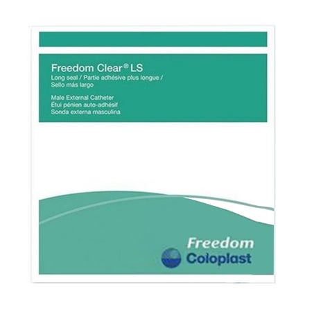 Male External Catheter Freedom Clear® LS Self-Adhesive Seal Silicone Intermediate