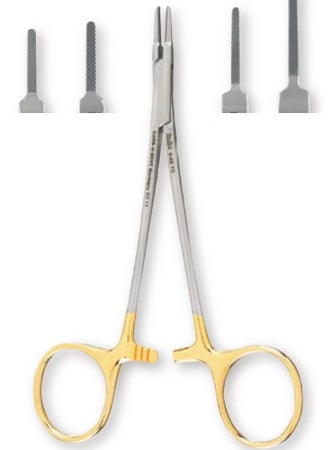 Needle Holder Ryder 6 Inch Length Serrated Jaws Finger Ring Handle