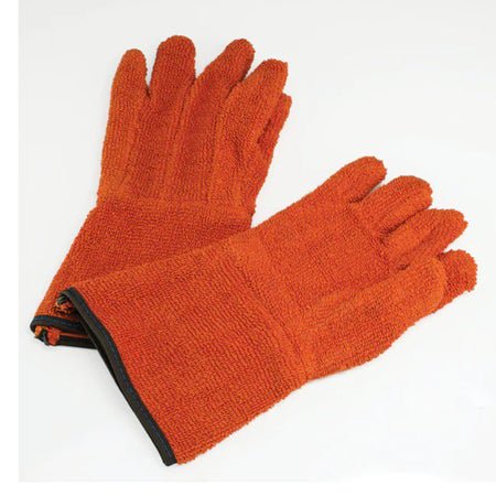 Autoclave Glove Scienceware® Clavies® One Size Fits Most Terry Cloth Orange 13 Inch Length Gauntlet Cuff NonSterile