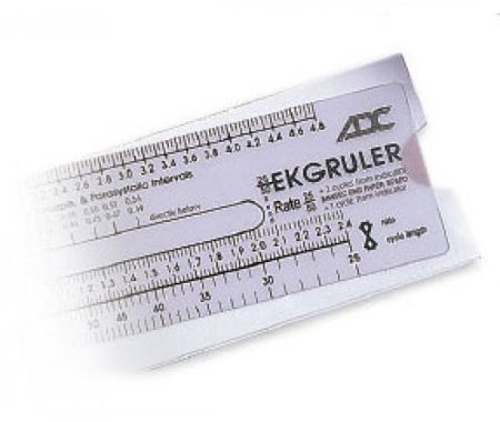 EKG Ruler 1-11/16 X 6-3/8 Inch