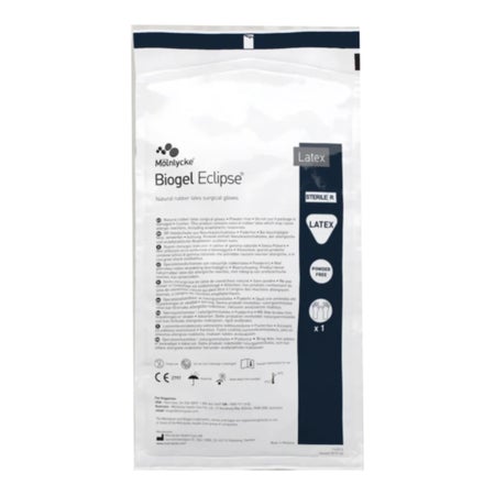 Surgical Glove Biogel® Eclipse™ Size 8 50 Pairs per Box Sterile Latex Standard Cuff Length Micro-Textured Straw Not Chemo Approved