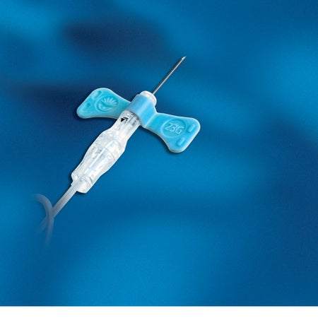 BD Vacutainer® Push Button Blood Collection Set with Holder 21 Gauge 3/4 Inch Needle Length Safety Needle 12 Inch Tubing Sterile