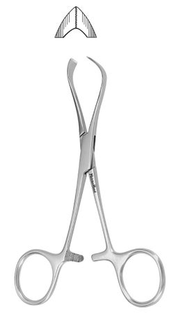 Towel Clamp MeisterHand® Lorna 4 Inch Length Stainless Steel