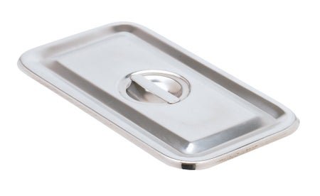 Flat Cath Cover 8-31/32 L X 5-5/32 W X 7/16 H Inch, Stainless Steel, Lid