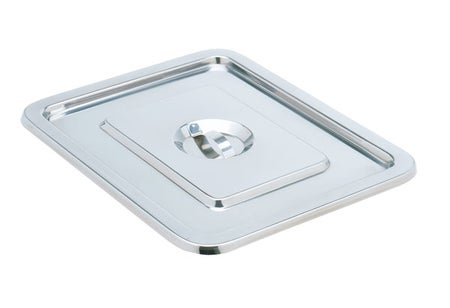 Flat Cover 12-29/32 L X 10-35/64 W X 7/16 H Inch, Stainless Steel