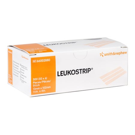 Skin Closure Strip Leukostrip™ 1/2 X 4 Inch Nonwoven Material Flexible Strip White