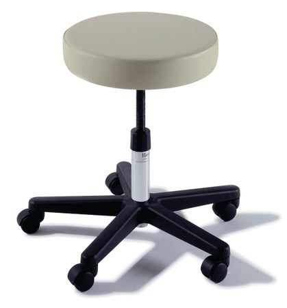 Exam Stool Ritter® 270 Value Series Without Backrest Spin Lift Height Adjustment 5 Casters Shadow Gray