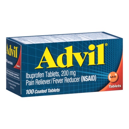 Pain Relief Advil® 200 mg Strength Ibuprofen Tablet 100 per Bottle