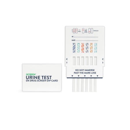 Drugs of Abuse Test Kit iScreen® AMP, BAR, BZO, COC, mAMP/MET, OPI, PCP, THC 25 Tests CLIA Non-Waived