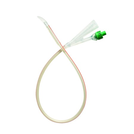 Foley Catheter Folysil® 2-Way Coude Tip 5 - 15 cc Balloon 12 Fr. Silicone