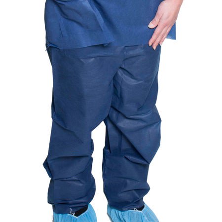 Scrub Pants Dukal Straight Leg 2X-Large Dark Blue Unisex