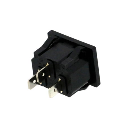 AC Connector Receptacle 1/4 Inch Tabs, Panel Cutout: 787 X 1.083 Inch, Snap-In For Ritter M9, M11, M9D, M11D Autoclaves and Sterilizers (C13 Power Cord)