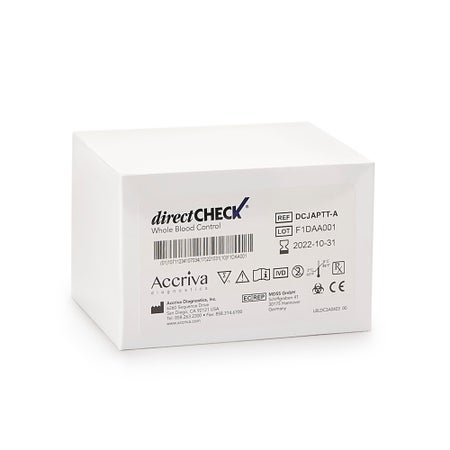 Coagulation Control Hemochron® Directcheck® Activated Partial Thromboplastin Time Test (APTT) Abnormal Level 15 Vials