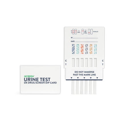 Drugs of Abuse Test Kit iScreen® COC, mAMP/MET, OPI, PCP, THC 25 Tests CLIA Non-Waived