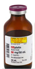 Cisplatin, Preservative Free 1 mg / mL Injection 50 mL