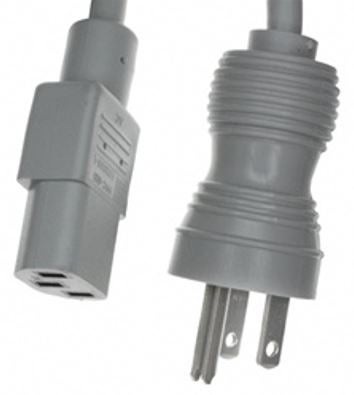 Diagnostic Power Cord Schiller 110 V, Straight Cardiovit At-1 Series