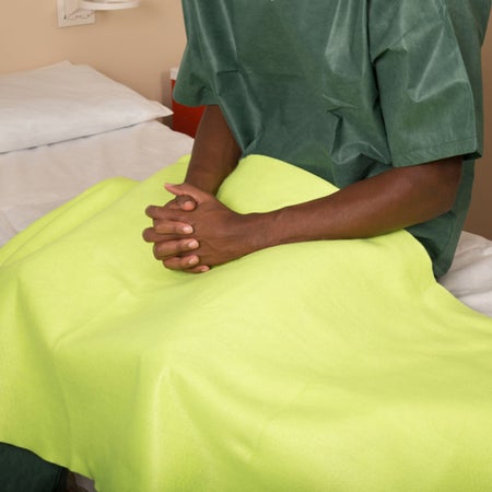 Blanket Visiblanket® 50 X 84 Inch Polyethylene / Airlaid Yellow