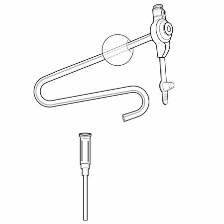 Low-Profile Jejunal Feeding Tube MIC-Key® 18 Fr. 4.0 cm Tube Silicone Sterile