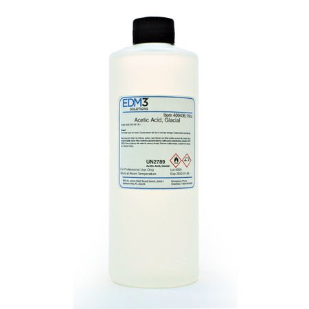 Chemistry Reagent Acetic Acid Organic Acid 100% 16 oz.