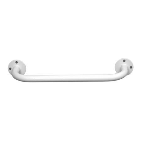 Wall Grab Bar White Powder-Coated Steel