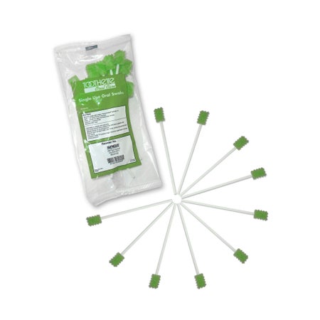 Oral Swab Toothette® Plus Sodium Bicarbonate Foam Tip 1 per Pack