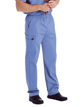 Scrub Pants Cargo X-Large Steel Gray Male