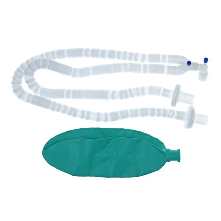Anesthesia Breathing Circuit Expandable Tube 108 Inch Tube Adult 3 Liter Bag Single Patient Use