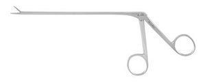 Alligator Forceps MeisterHand® Noyes 6-1/2 Inch Length OR / Surgical Grade German Stainless Steel NonSterile NonLocking Finger Ring Handle Straight Serrated Tips