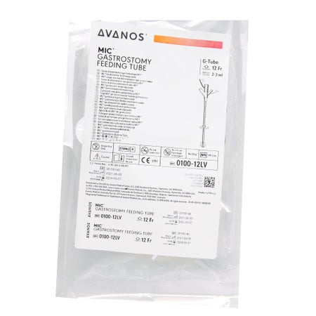 Gastrostomy Feeding Tube MIC® 12 Fr. Silicone Sterile