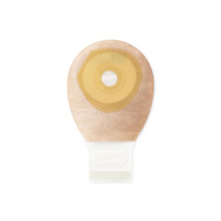 Ostomy Pouch Premier™ One-Piece System 7 Inch Length, Mini Flat, Pre-Cut 1-3/16 Inch Stoma Drainable