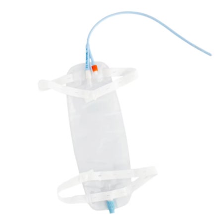 Urinary Leg Bag Dover™ Anti-Reflux Valve Sterile 739 mL Vinyl