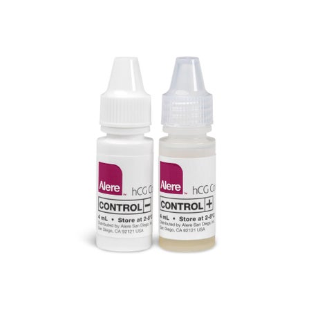 Fertility Test Control Set Alere™ Human Chorionic Godadotropin (hCG) Positive Level / Negative Level 2 Vials