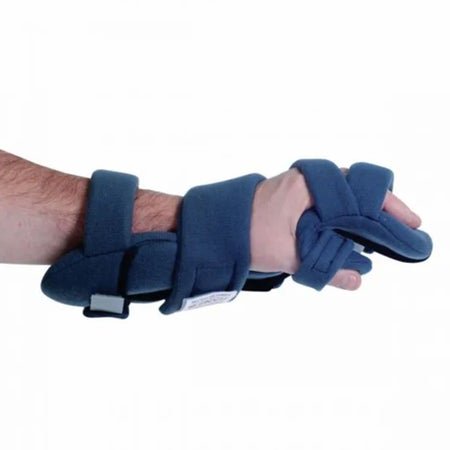 Contracture Wrist / Hand / Finger Orthosis Rolyan® HANZ™ Antimicrobial Fabric Right Hand Blue Medium