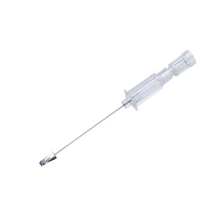 Peripheral IV Catheter Introcan Safety® 18 Gauge 1-1/4 Inch Polyurethane Straight Hub Non Blood Control Passive Safety