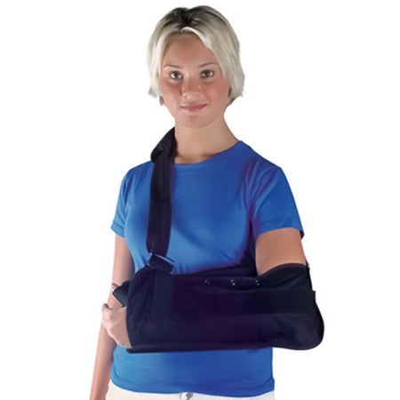 Shoulder Abduction Sling Ossur® Large Cotton Adjustable Shoulder Strap With Abduction Pillow Left or Right Arm