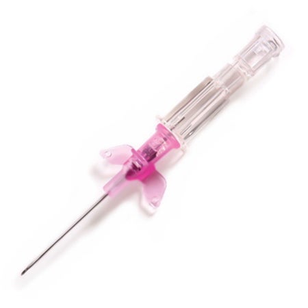 Peripheral IV Catheter Introcan Safety® 20 Gauge 1-1/4 Inch Polyurethane Winged Hub Non Blood Control Passive Safety