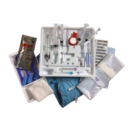 Support Tray <UL><LI>3 Prep Sponges (razor)<BR><LI>Packet Povidone-Iodine<BR><LI>4 Gauze Sponges, 3 X 3 Inch<BR><LI>Paper Towel<BR><LI>Clear Plastic Fenestrated Drape<BR><LI>Needle Block Foam with Holder<BR><LI>Syringe Labels<BR><LI>Filter Straw<BR><LI>Luer Lock Plastic Syringes, 3 mL<BR><LI>Luer Lock Plastic Syringe, 5 mL<BR><LI>Luer Lock Plastic Syringe, 10 mL<BR><LI>Luer Lock Plastic Syringe, 20 mL<BR><LI>Needles, 18 G X 1-1/2 Inch<BR><LI>Needle, 25 G X 1-1/2 Inch<BR><LI>Needle, 27 G X 1-1/4 Inch<BR><LI> Without Drugs