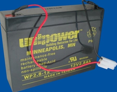 Sealed Lead Acid Battery Pack Leoch® For S-SCORT® III Model 74000 Portable Suction Pumps