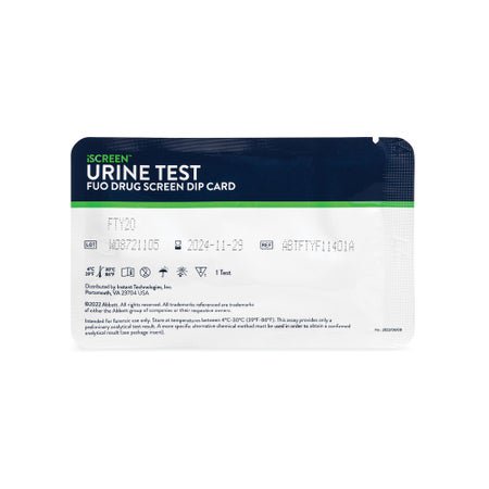 Drugs of Abuse Test Kit iScreen® AMP, BZO, COC, OPI, THC 25 Tests CLIA Non-Waived