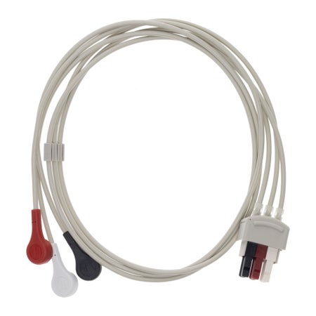 Diagnostic Cable 300 Series 30 Inch, 3 Lead, AAMI Color Coding For AED