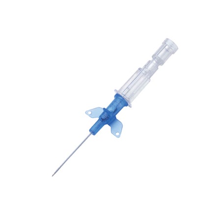 Peripheral IV Catheter Introcan Safety® 18 Gauge 1-1/4 Inch FEP Polymer Winged Hub Non Blood Control Passive Safety