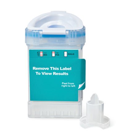 Drugs of Abuse Test Kit E-Z Split Key® Cup AMP, COC, mAMP/MET, OPI, THC 25 Tests CLIA Waived