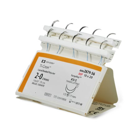 Nonabsorbable Ligating Reel with Suture TiCron™ Polyester Size 2 100 Inch Suture Braided