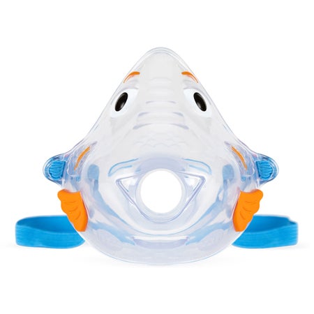 Aerosol Mask Bubbles The Fish™ Elongated Style Pediatric Adjustable Head Strap